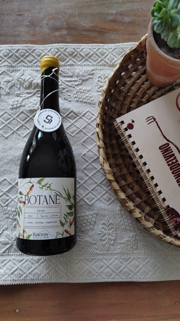 Vino Botane Syrah Bodega Kirton Traslasierra