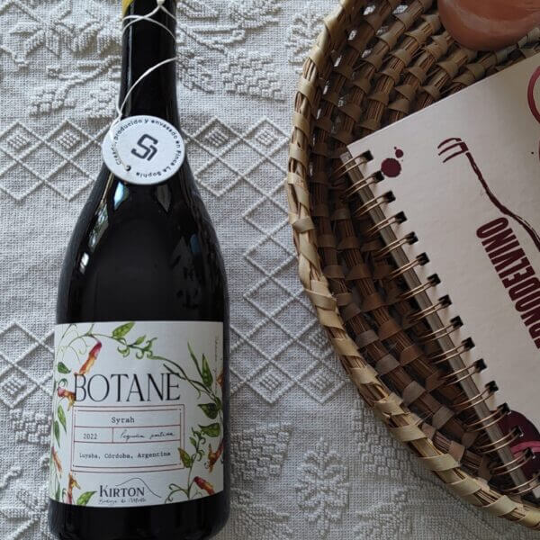 Vino Botane Syrah Bodega Kirton Traslasierra