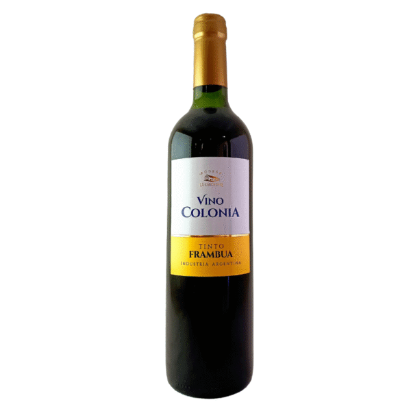 Vino Colonia Tinto Frambua en Bodega La Caroyense, Sierras Chicas
