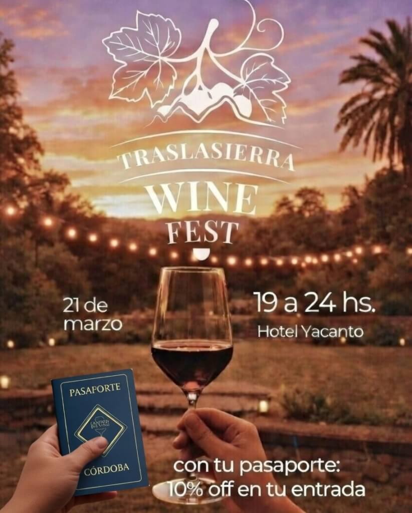 Descuento en Traslasierra Wine Fest