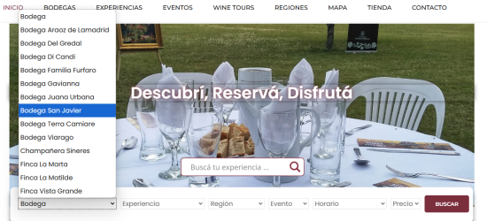 Cómo reservar en Wine Booking